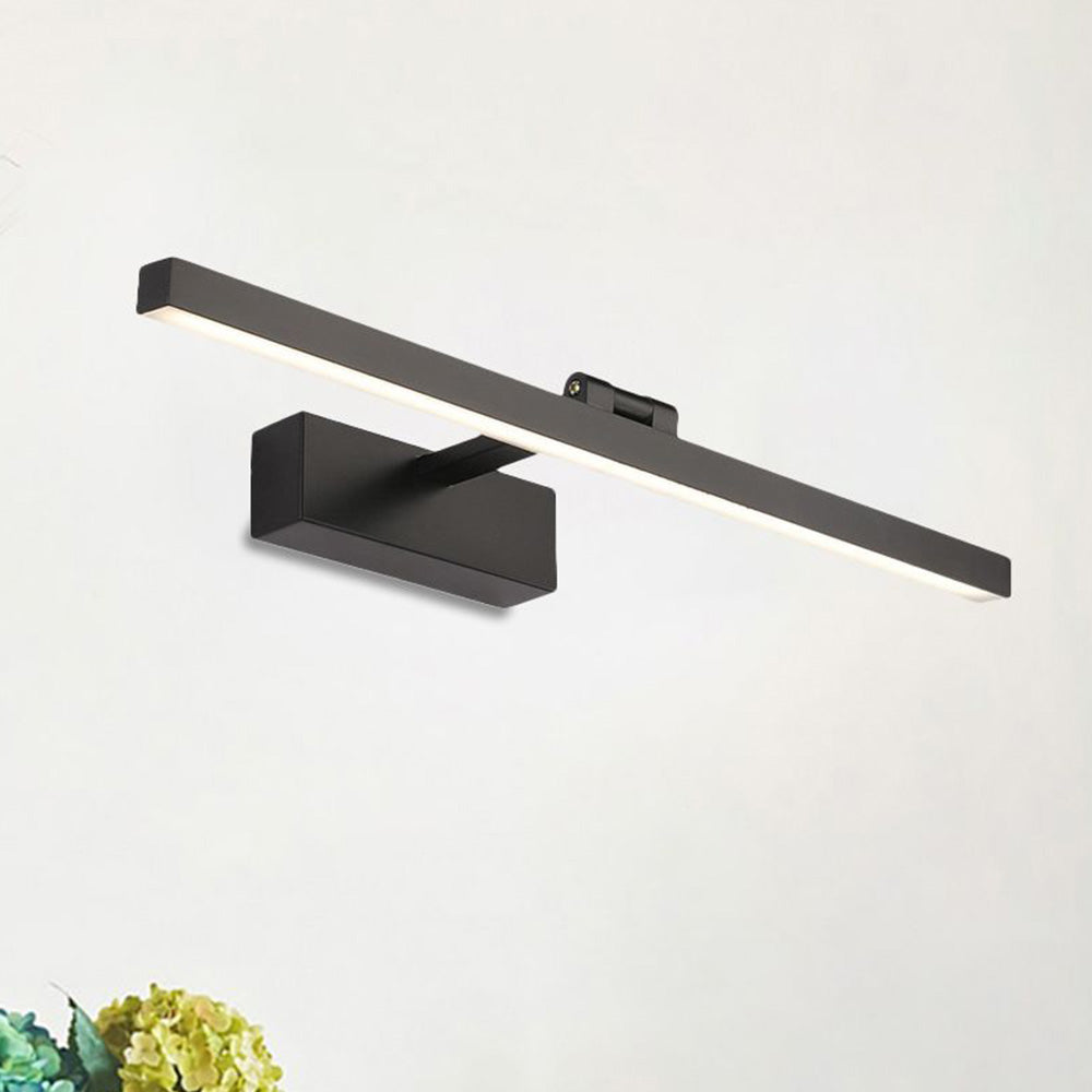 Arisha Moderne Design LED Applique Metallo Nero/Bianco Bagno/Soggiorno