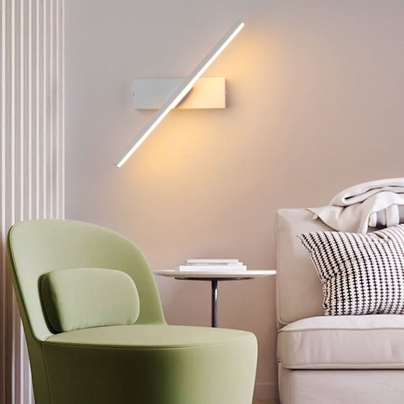 Arisha Moderna LED Applique Nero/Bianco Girevole Camera da Letto Soggiorno