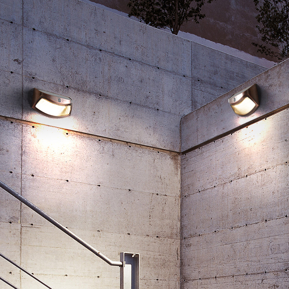 Ray Moderno Semplice Trapezoidale Metallo Lampade da Esterno Giardino