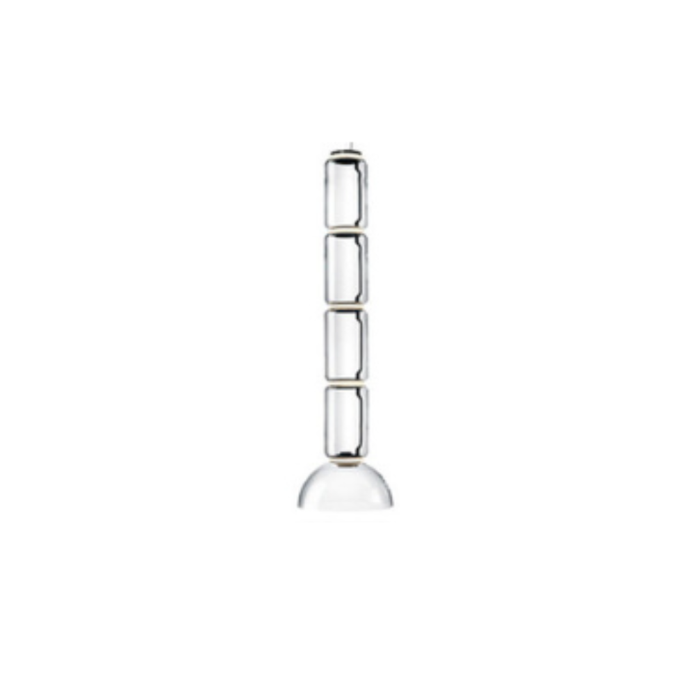 Valentina Minimalista LED Combinazione Lampade a Sospensione Metallo Vetro Nero Soggiorno/Camera da Letto