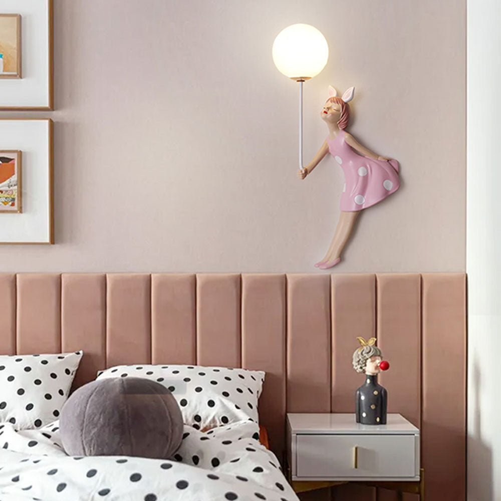 Arisha Arte Design Fate PV Applique Rosa Camere dei Bambini