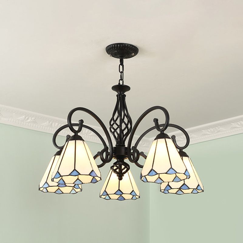 Silva Tiffany Ramo Mediterraneo Metallo Lampadari