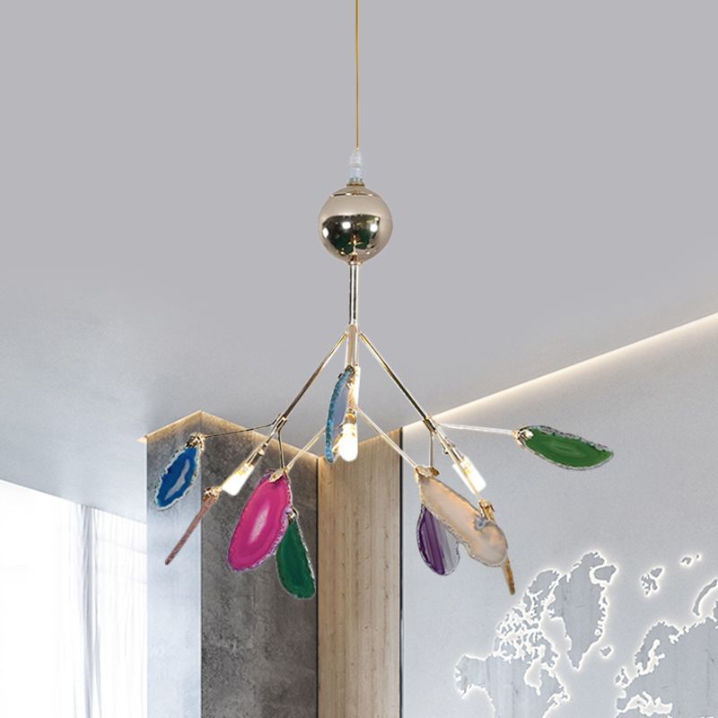 Arisha Artistico Agata Fogliare Lampade a Sospensione
