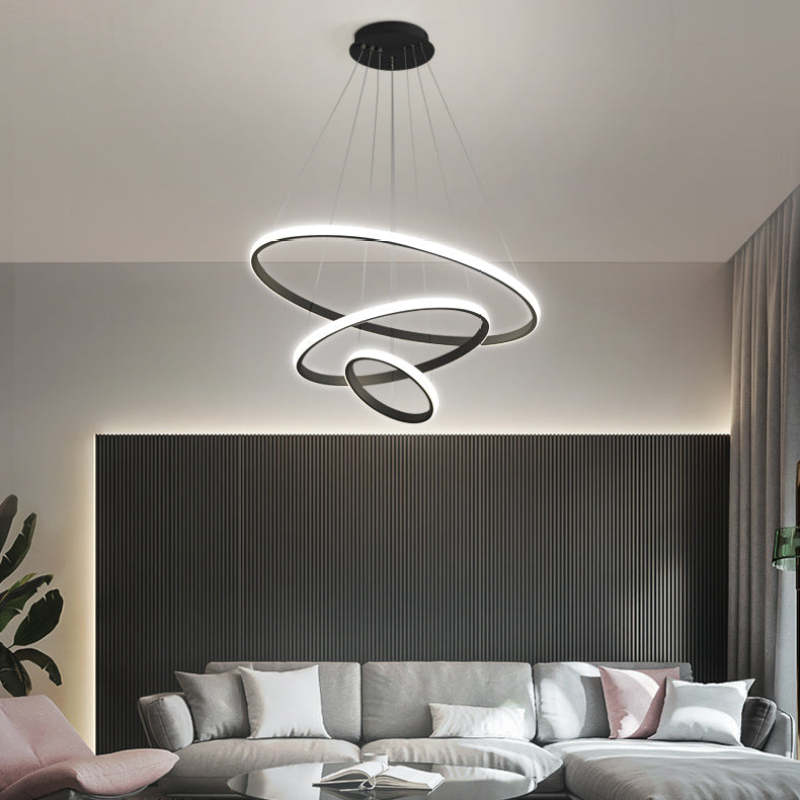 Arisha Design LED Lampada a Sospensione Anello Moderna