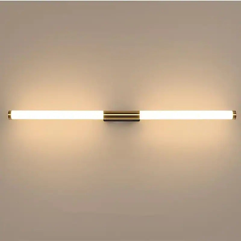 Arisha Moderno LED Applique Metallo Linea Acrilico Oro