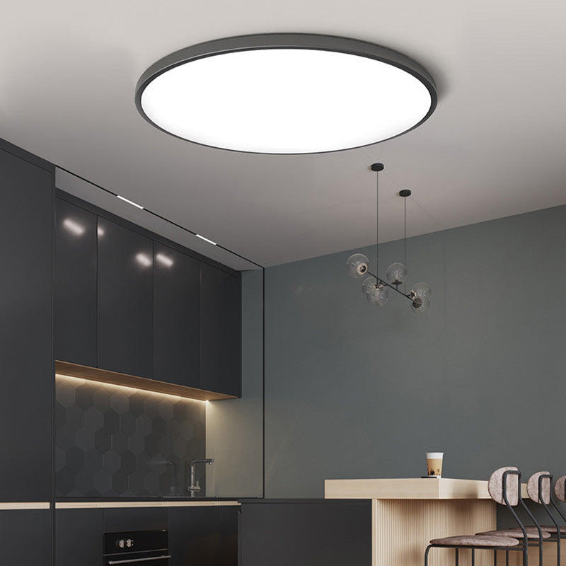 Arisha Moderne LED Plafoniere Soffitto Bianche/Nere Rotonde Bagni