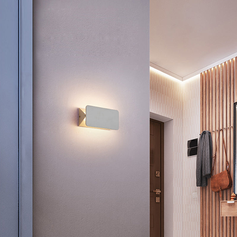 Ray Moderne LED Applique da Interno Metallo Bianco Ruotabile