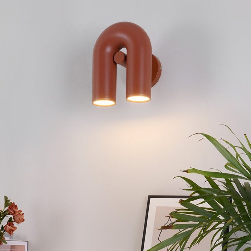 Arisha Moderno LED A Forma di U Metallo Letto Applique Camera da