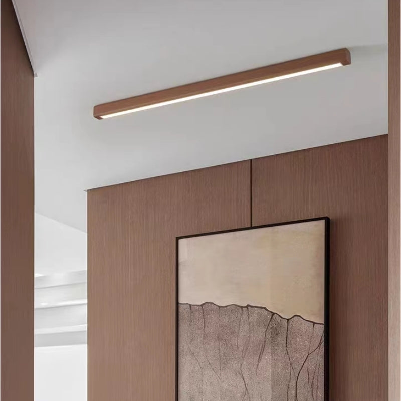 Arisha Moderna LED Plafoniera Legno Acrilico Lineare Soggiorno/Camera da Letto