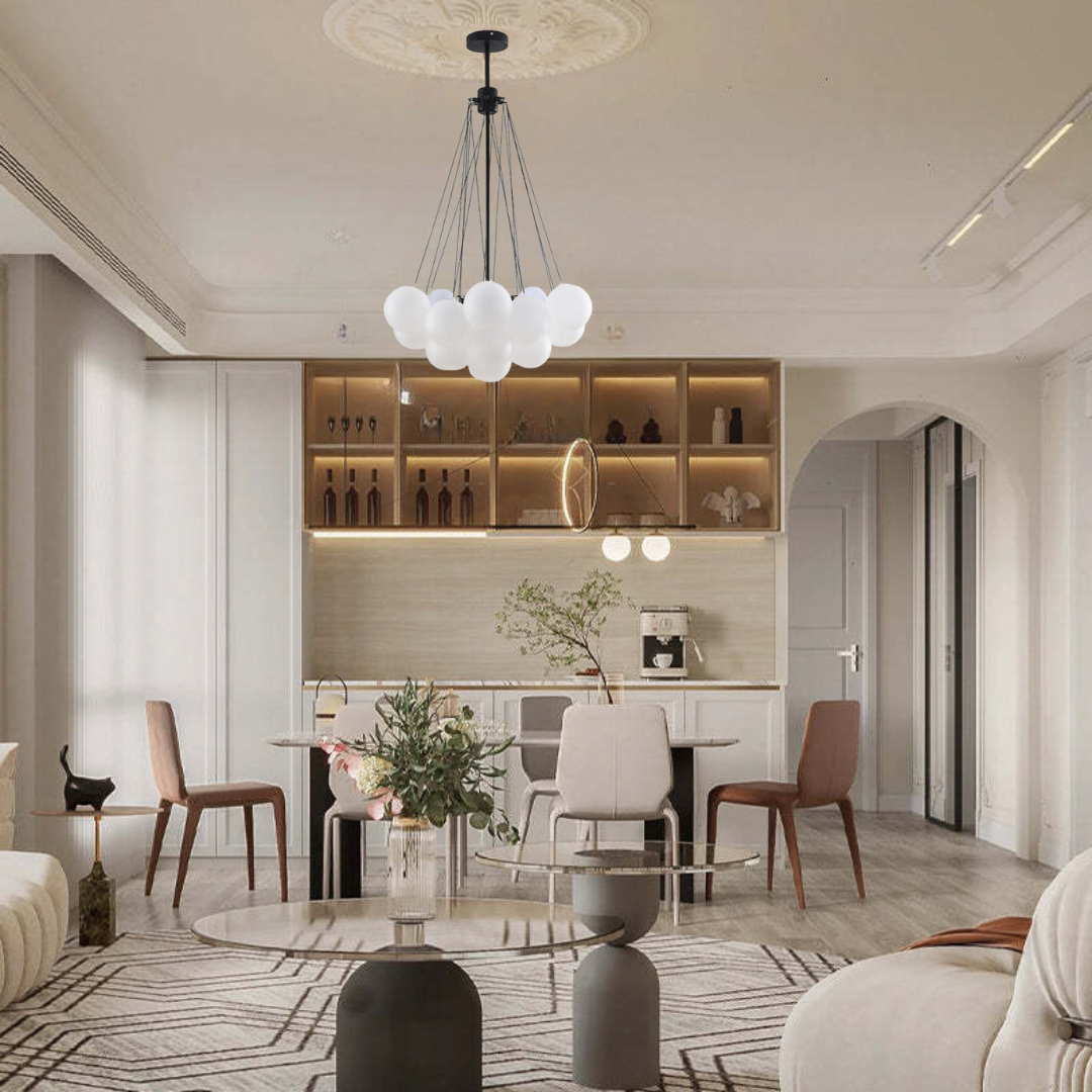 Valentina Vetro Globo Lampade a Sospensione Camera da Letto