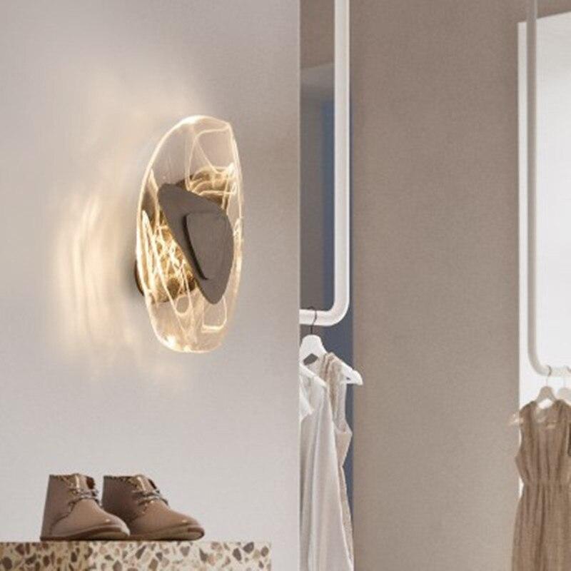 ArishaModerno LED Arte Deco Irregolare Applique Metallo/Acrilico Nero/Oro