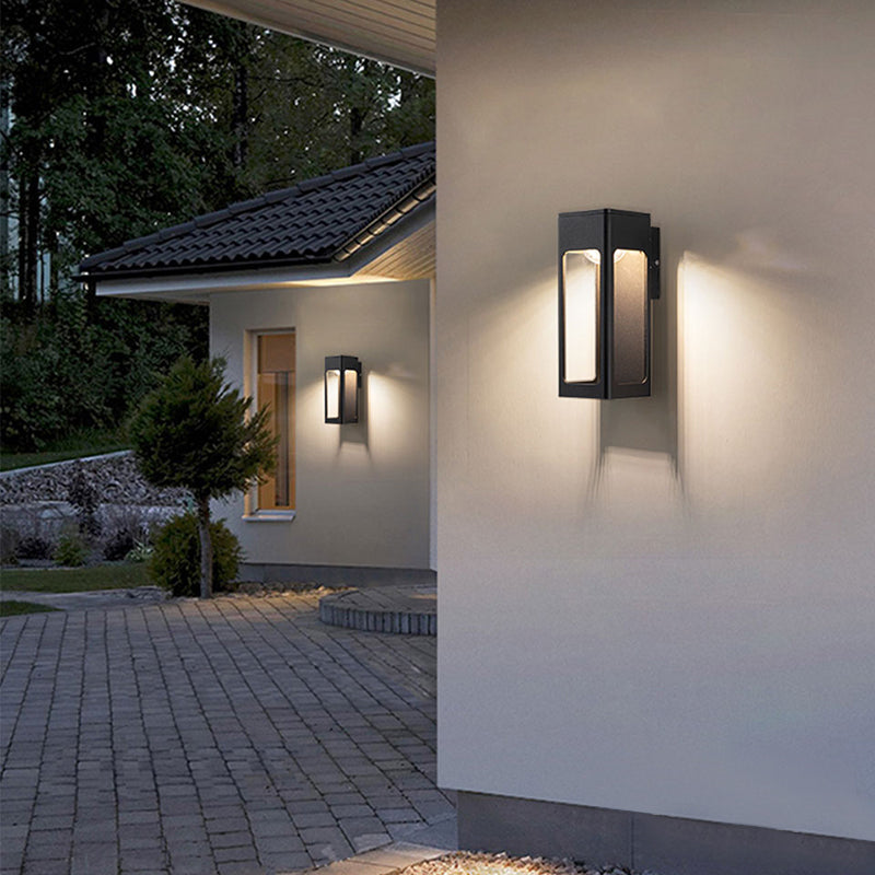 Ray Moderne LED Lampade da Esterno Geometrica Impermeabile Fisse/Sensore
