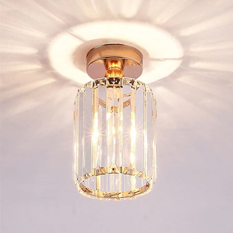 Arisha Moderna LED Plafoniera Metallo/Acrilico Nero/Argento/Oro Trasparente Soggiorno/Camera da Letto