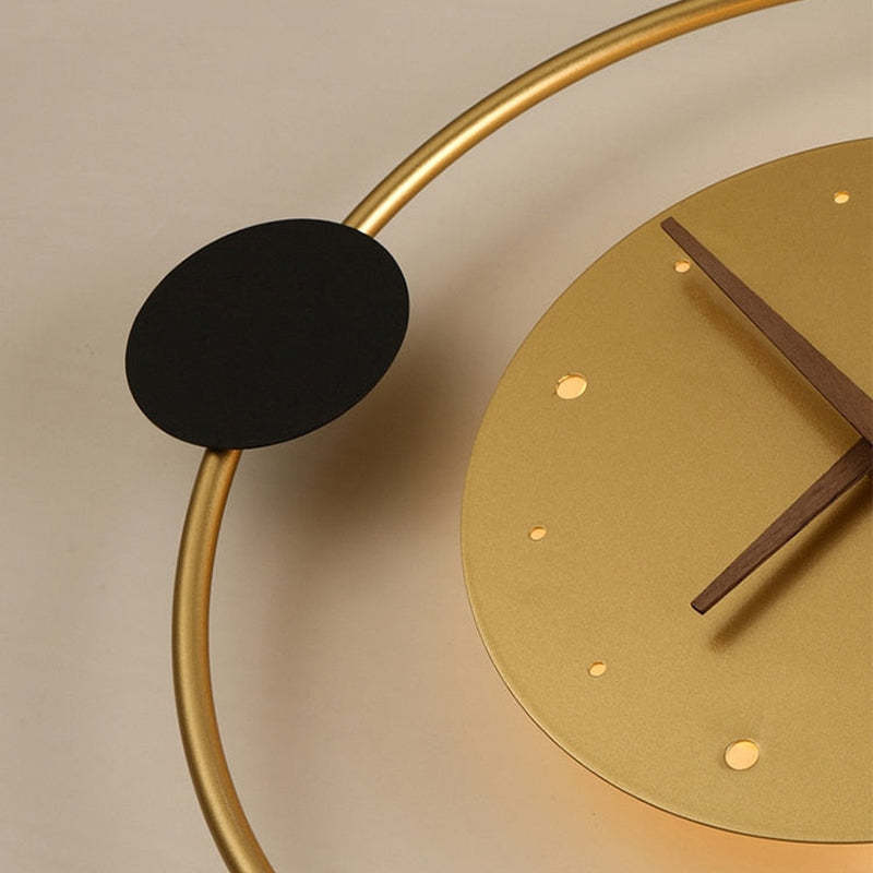 Arisha Applique Ferro/Acrilico Nero/Oro Orologio