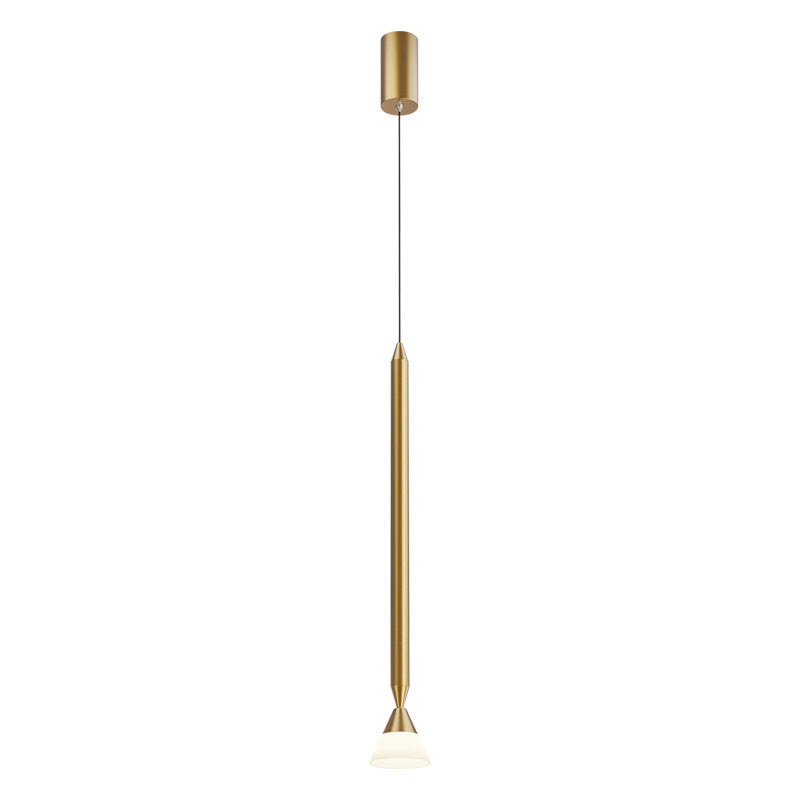 Arisha Lampada a Sospensione Metallo Nero/Oro Lineare Soggiorno