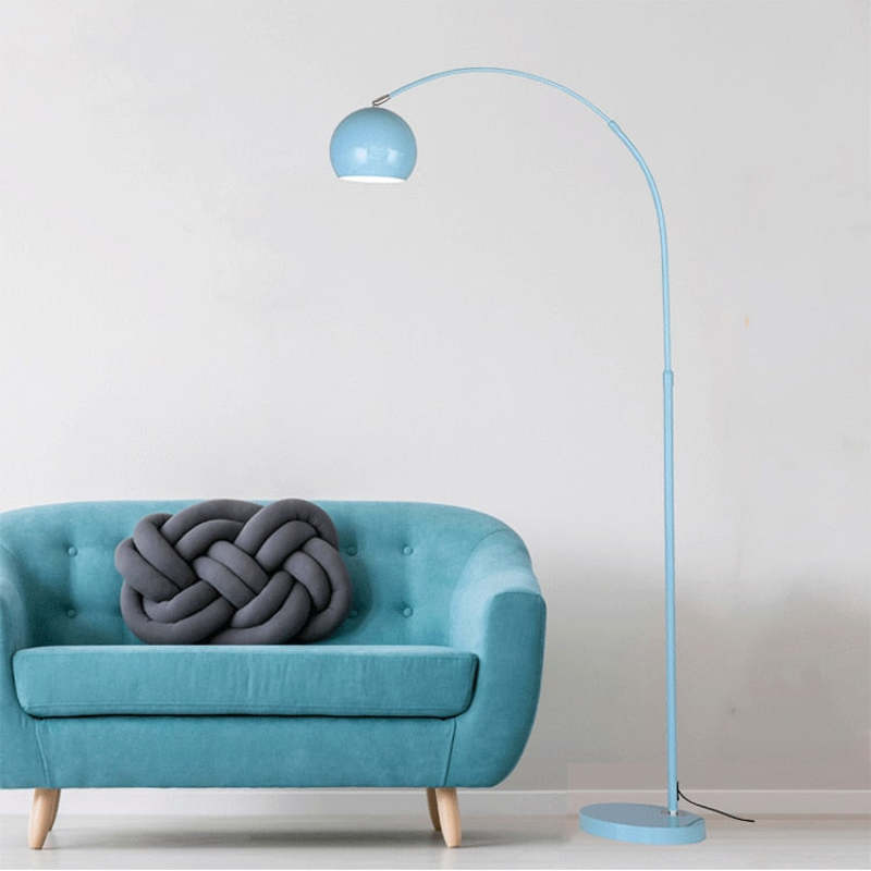 Mira Moderna LED Lampada da Terra Metallo Colorato Bellissimo