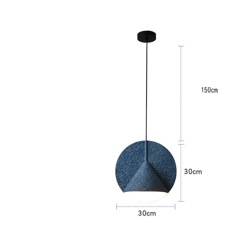 Valentina Moderno Minimalismo LED Lampada a Sospensione Grigio/Blu/Giallo Camera da Letto/Sala da Pranzo