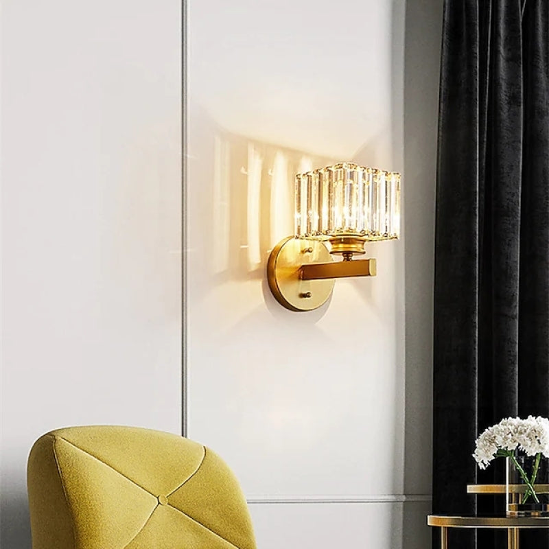 Arisha Moderno LED Cristallo Applique Camera da Letto Corridoio Soggiorno