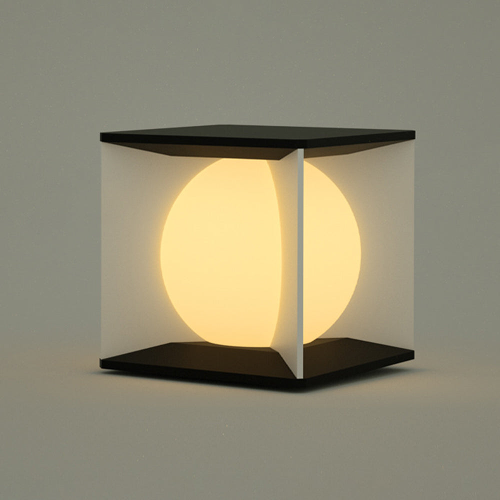 Ray Moderno Luna Metallo Pilastro Molo Lampade da Esterno
