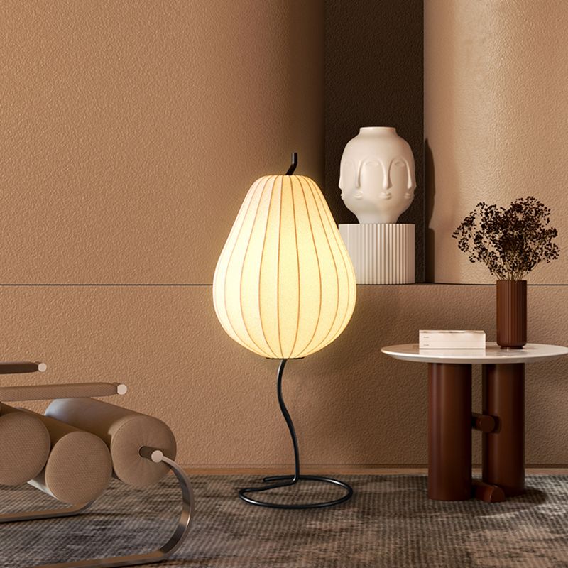 Ritta Moderno Pera Forma LED Lampade da Terra Tessuto/Metallo Soggiorno