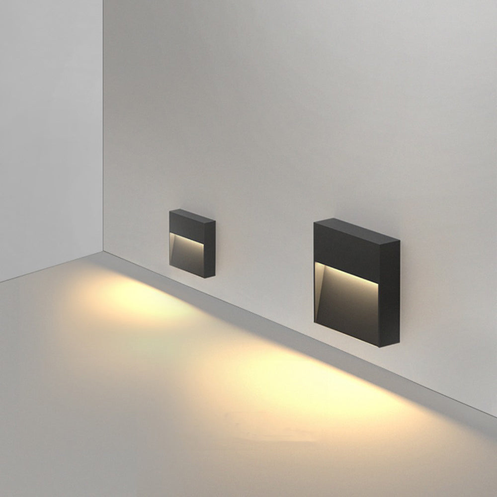 Ray Moderno Rettangolare Metallo Applique da Esterno Corridoio
