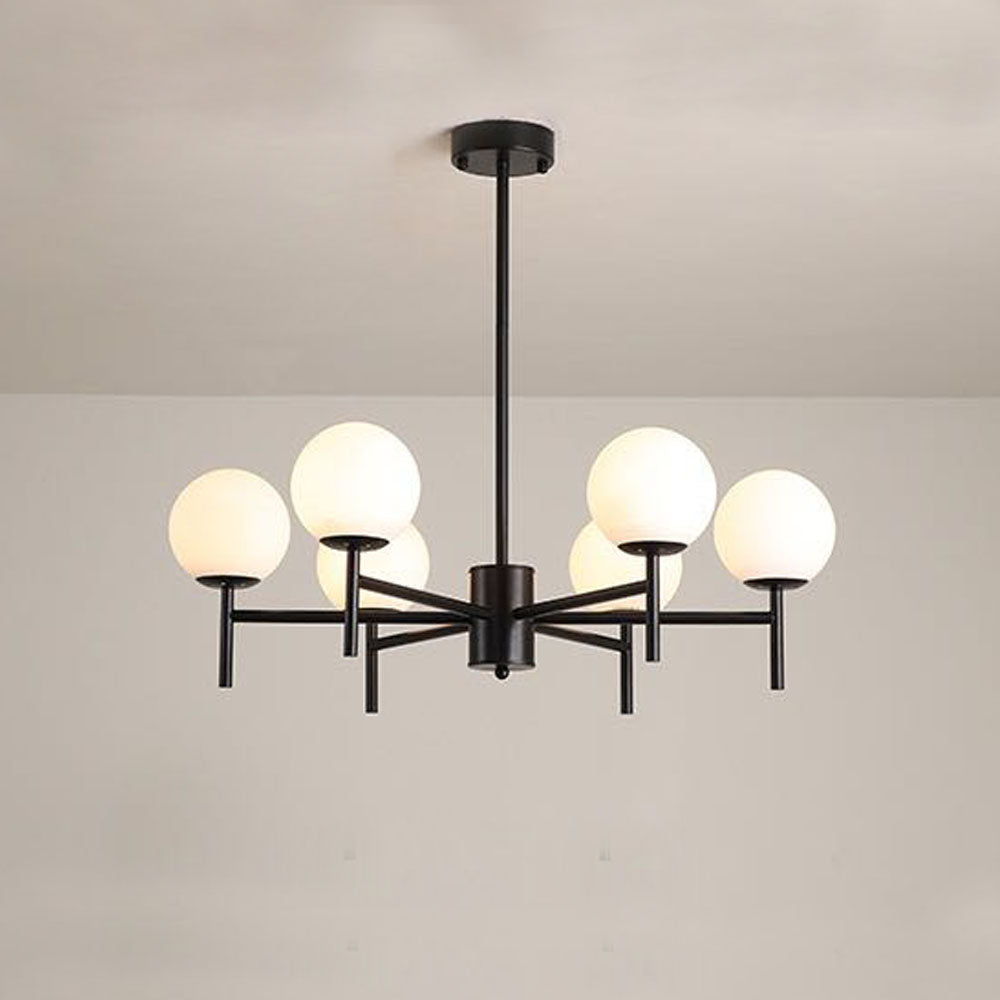 Silva Moderno Globo Bubble Metallo/Vetro Lampade a Sospensione Oro/Nero