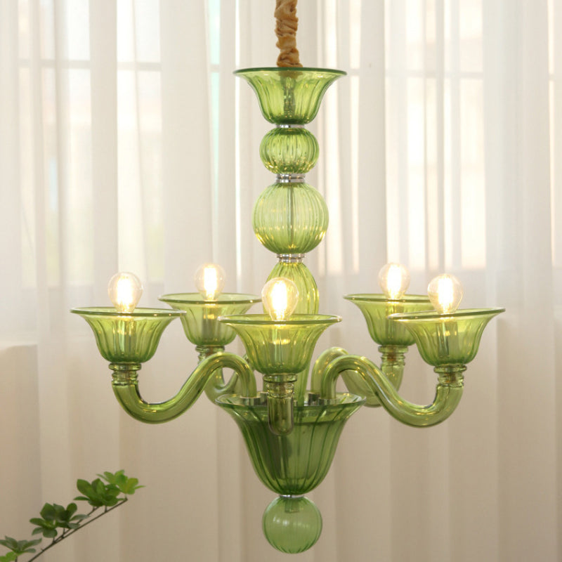 Silva Retro Lampadari Metallo Vetro Sala da Pranzo Soggiorno