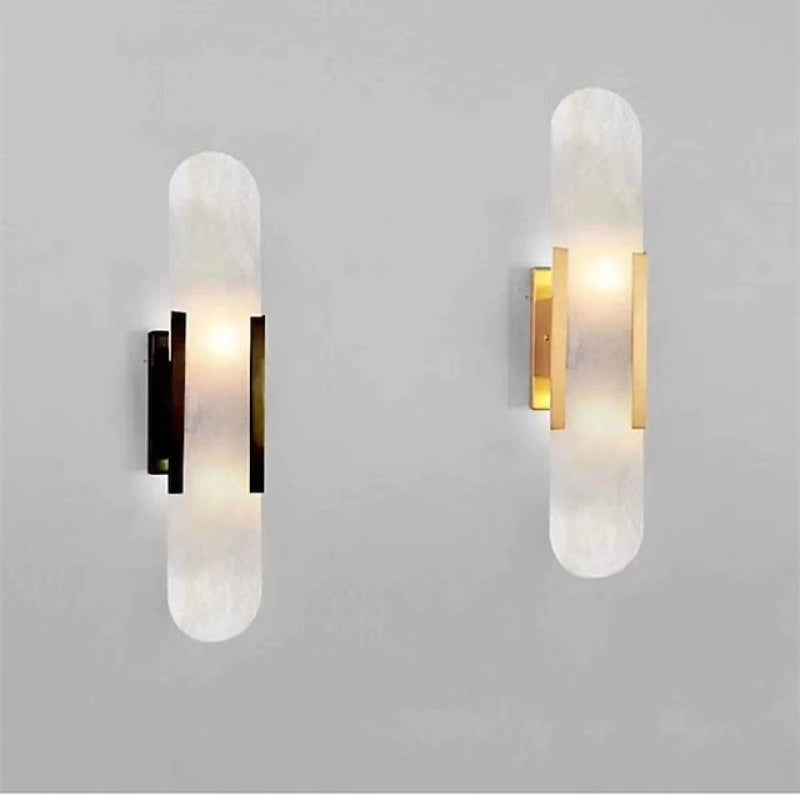 ArishaModerno Speciale LED Applique da Parete Metallo Nero/Oro Soggiorno/Camera da Letto