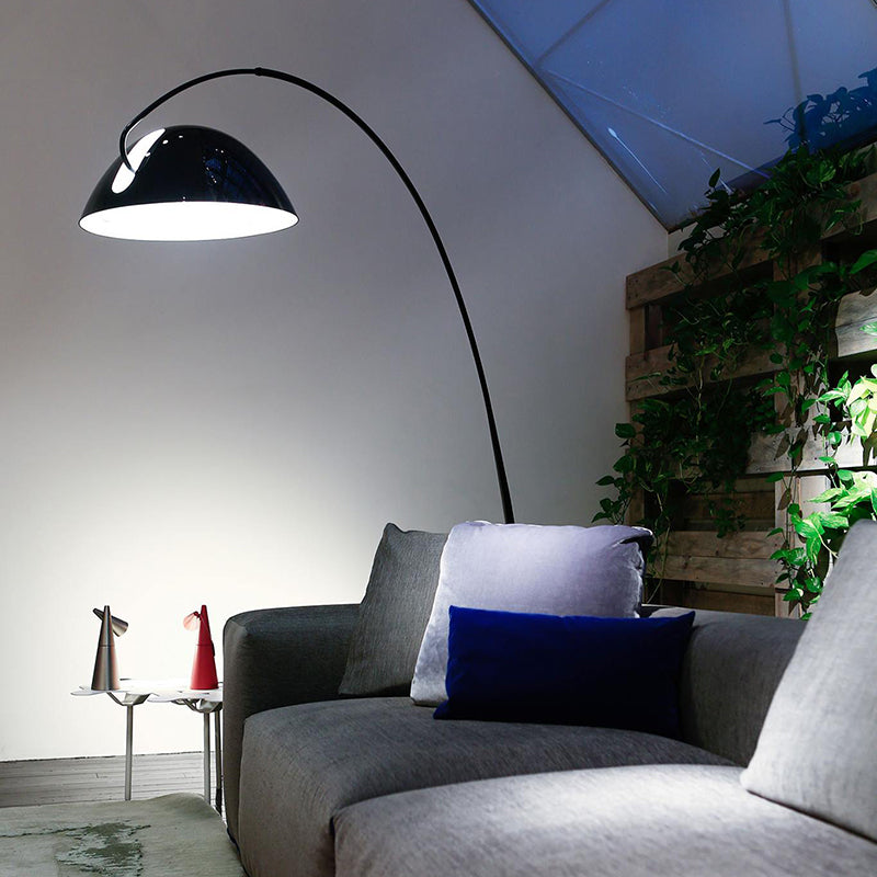 Avi Moderna LED Lampada da Terra Metallo Canna da Pesca Nero Soggiorno/Camera da Letto