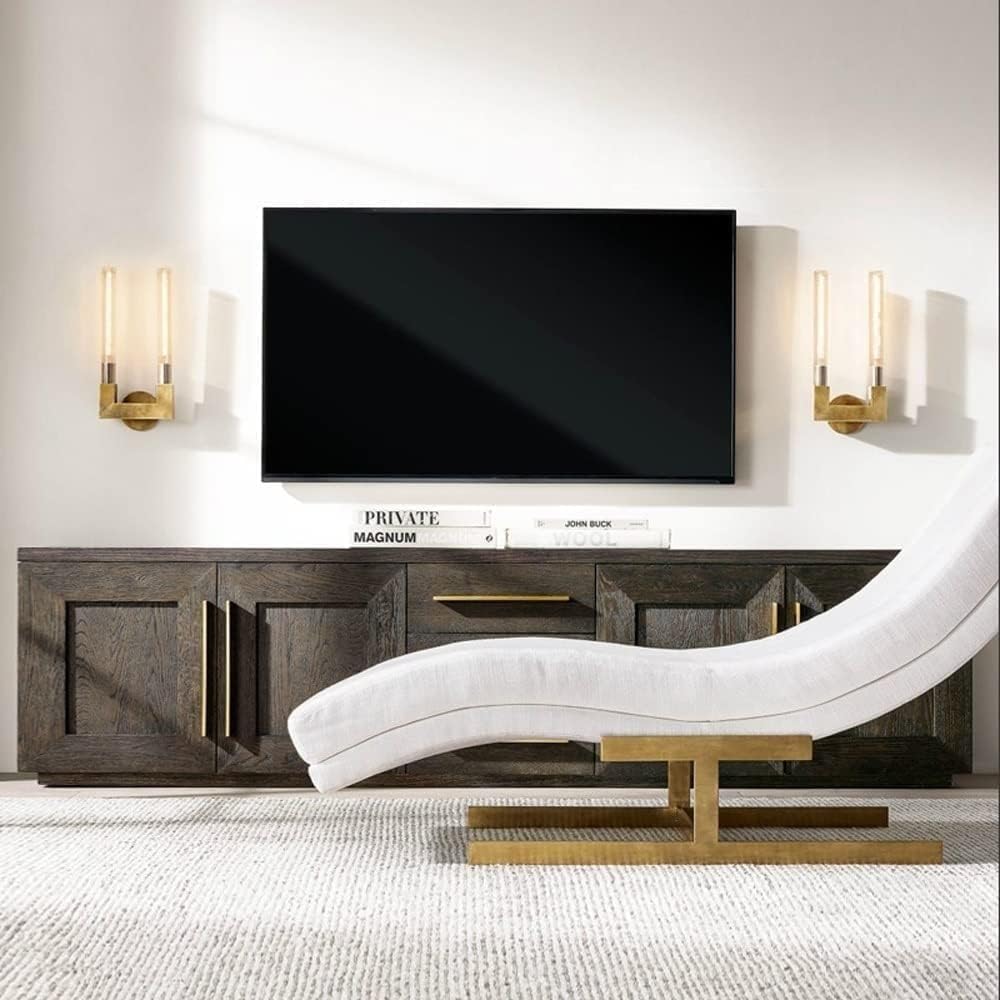 Arisha Nordico Metallo Vetro Applique Ristorante Camera da Letto