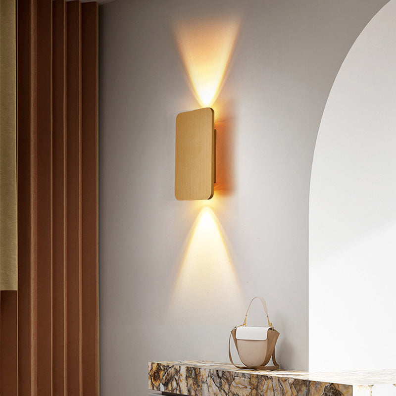 Muto Moderno Metallo Applique Oro/Nero/Marrone/Bianco/Grigio Camera da letto/Soggiorno