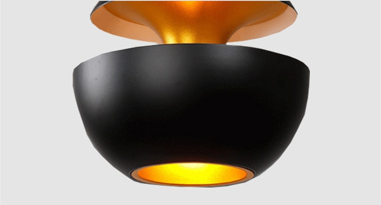 Arisha Moderno LED Urbano Lampade a Sospensione Metallo Nero/Bianco Soggiorno/Camera da Letto