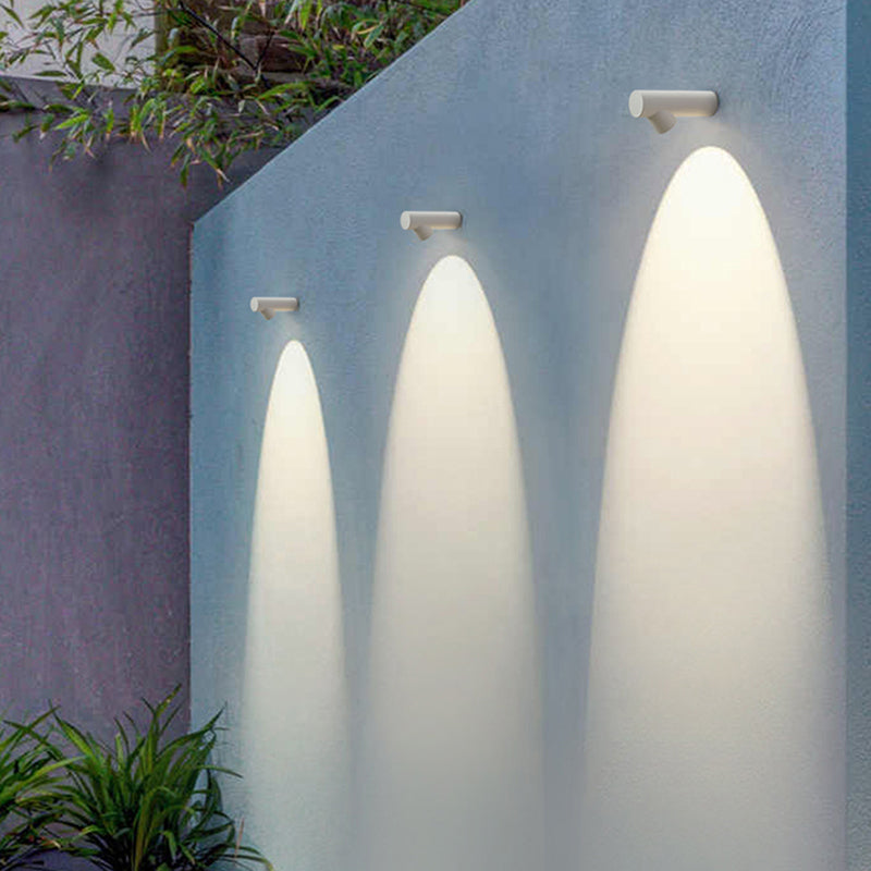 Ray Moderne LED Lampade da Esterno Bianco/Nero Impermeabile