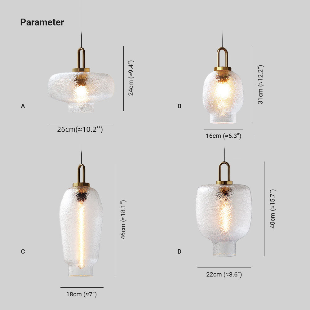 Valentina Minimalista LED Smerigliato Lampade a Sospensione Oro Vetro Metallo Soggiorno/Camera da Letto/Sala Studio