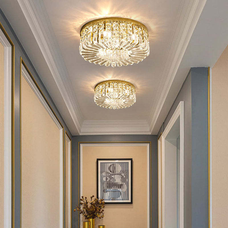 Kristy Lusso Cristallo LED Metallo/Cristallo Plafoniera Candeliere Oro