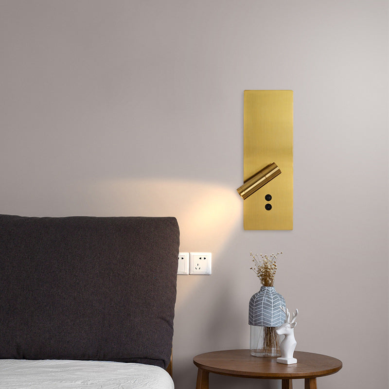 Arisha Moderne LED Applique Metallo/Acrilico Oro/Nero/Bianco Soggiorno