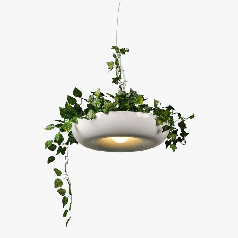Ritta Moderno LED Lampade a Sospensione Vaso di Fiori Metallo Nero/Verde/Bianco Soggiorno/Camera da Letto/Sala da Pranzo/Caffè