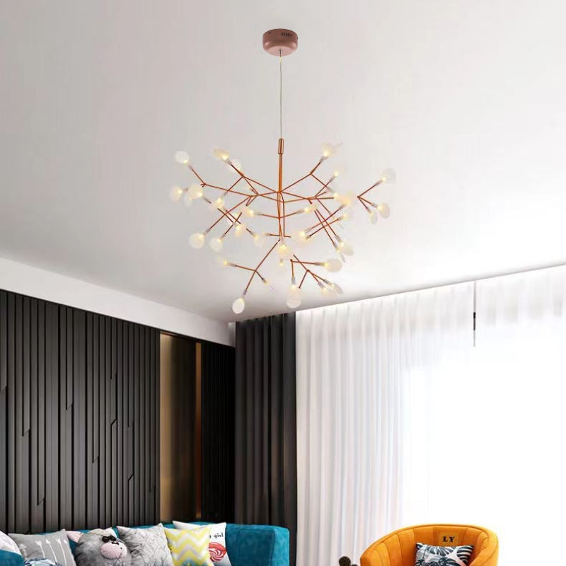 Olivia Lampadario Unico Sputnik Art Deco Lucciola