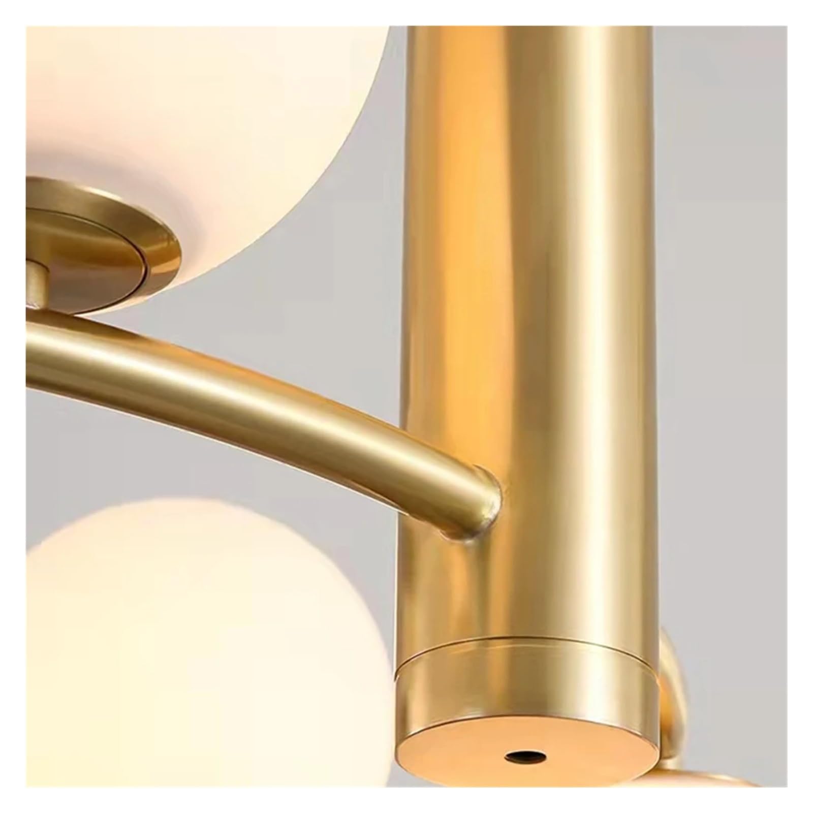 Valentina Nordico Metallo/Vetro Sospensione Nero/Oro Camera da letto/Cucina