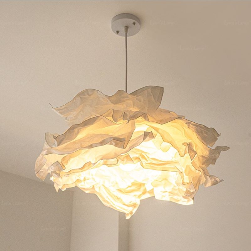 Ritta Wabi-sabi Nuvola Metallo Carta LED Lampade a Sospensione Studio Camera da Letto