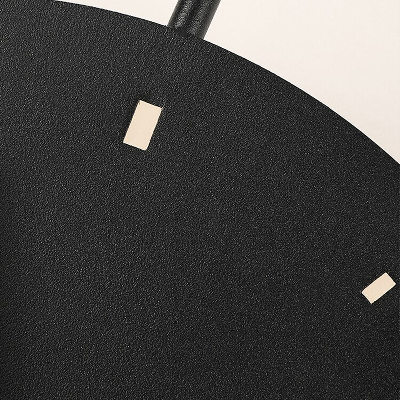 Arisha Moderna Design LED Applique Metallo Acrilico Orologio Oro/Nero Soggiorno/Camera da Letto