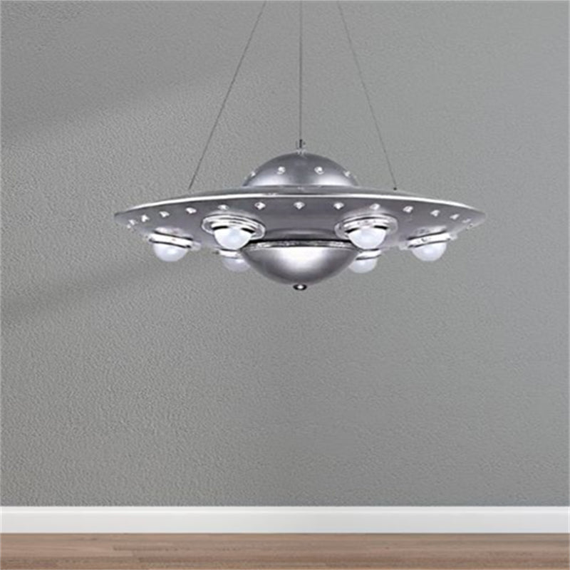 Silva Moderno UFO Metallo Lampada a Sospensione Bambini