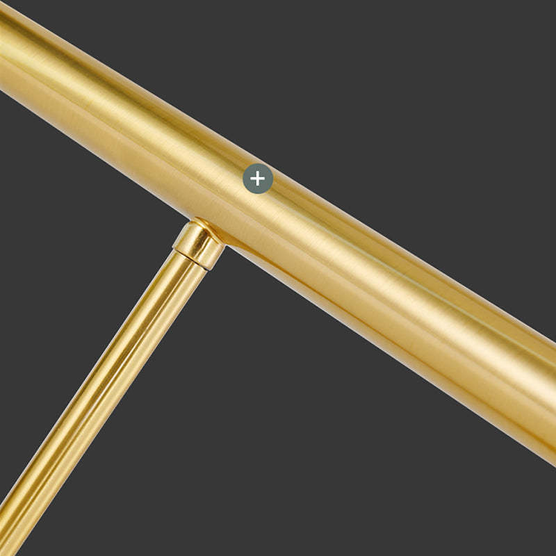 Arisha Lampada a Sospensione Metallo Oro Curva Lineare Soggiorno/Camera da Letto