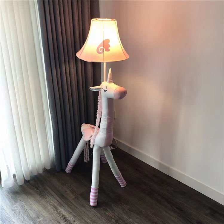 Arisha Lampade da Terra Metallo LED Rosa