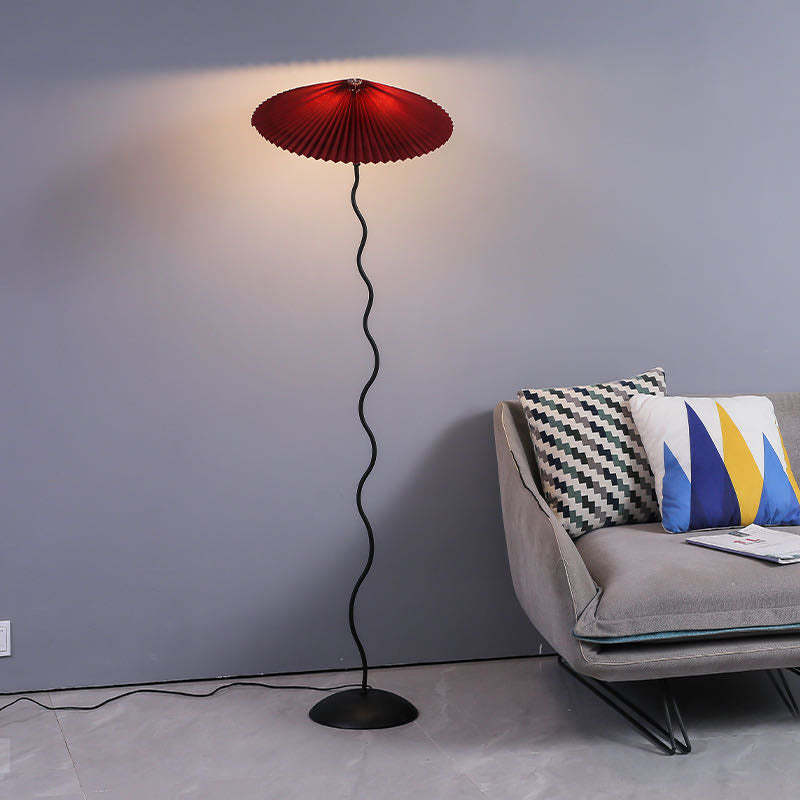 Ritta Moderne LED Funghi Design Lampade da Terra Metallo/Fabrico 3 Colore Soggiorno/Camera da Letto