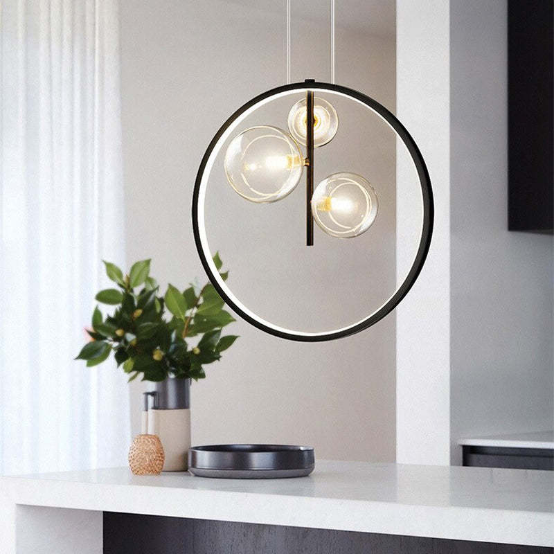 Nordic LED Moderno Bolle Vetro Lampade a Sospensione