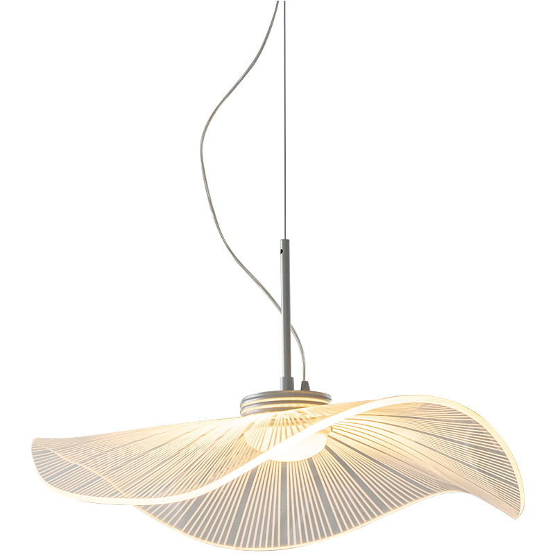 Ritta Design Foglia Metallo Acrilico LED Lampade a Sospensione Camera da Letto