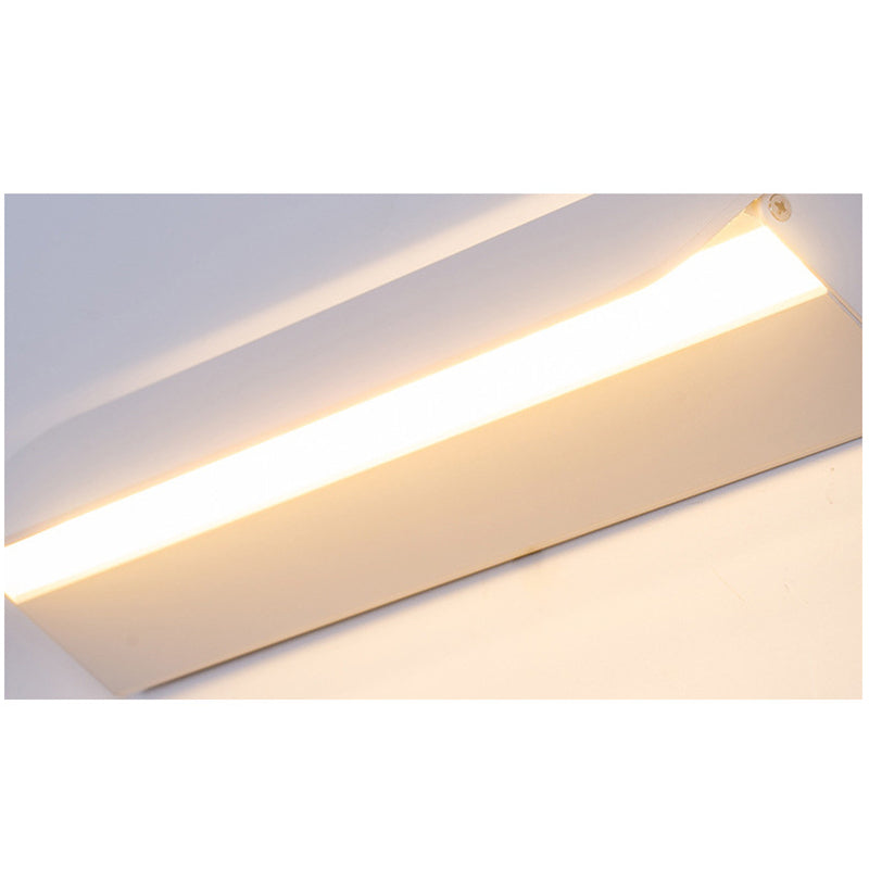 Ray Moderne LED Applique da Interno Metallo Bianco Ruotabile