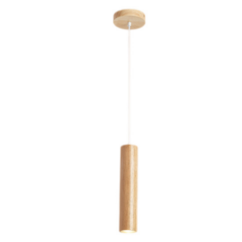 Muto Minimalismo LED Lampade a Sospensione Cilindrico/Legno Camera da Letto/Cucina