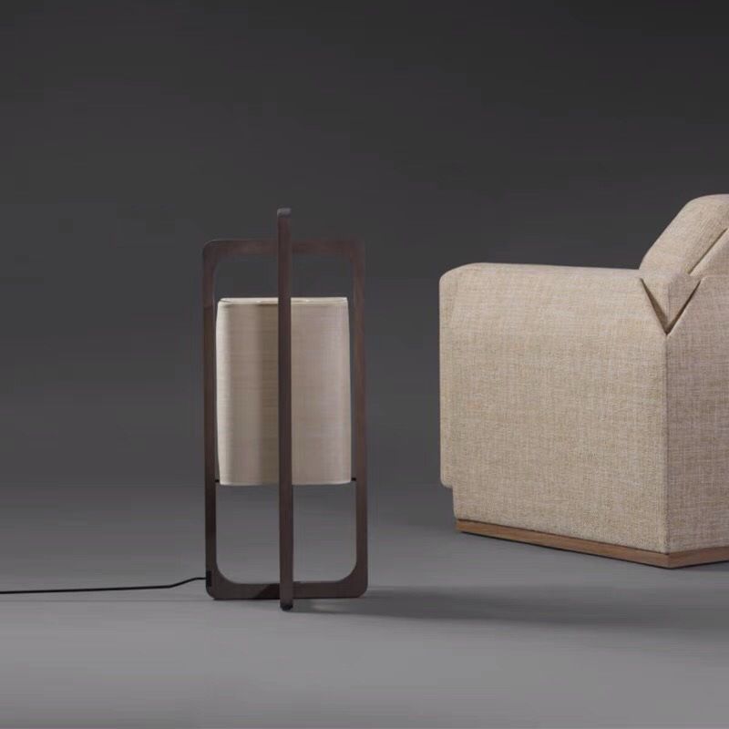 Muto Rectangular Lampade da terra,Legno,Camera da letto
